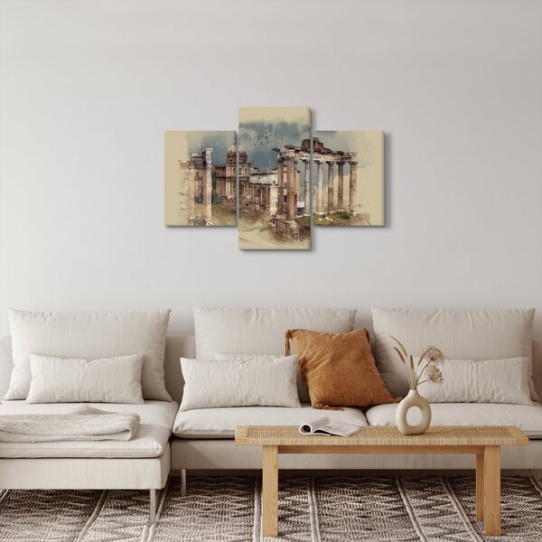 Tablou - Forumul Roman, Roma, Italia (90x60 cm)