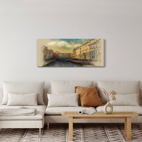 Tablou - Râul Moyka, Sankt Petersburg, Rusia (120x50 cm)