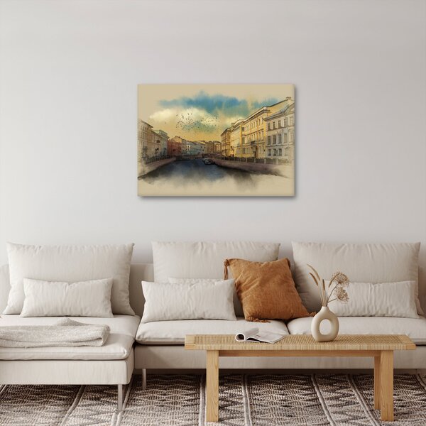 Tablou - Râul Moyka, Sankt Petersburg, Rusia (70x50 cm)