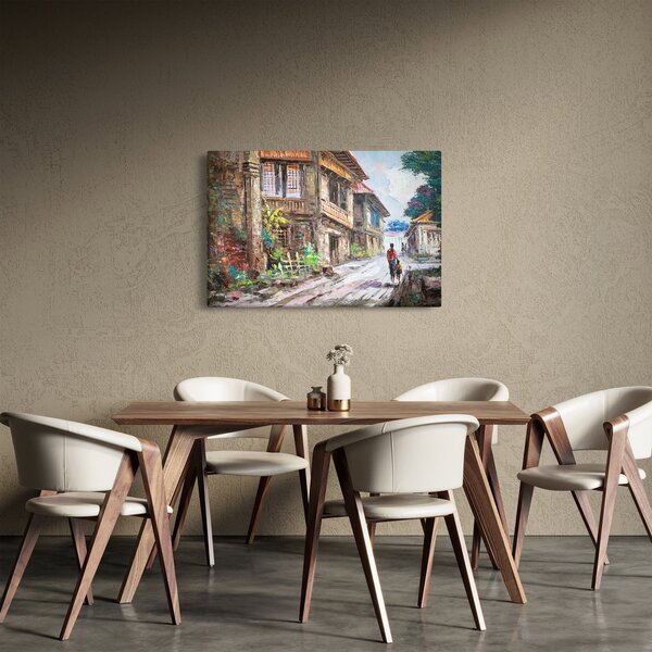 Tablou - Satul filipinez, Asia (90x60 cm)