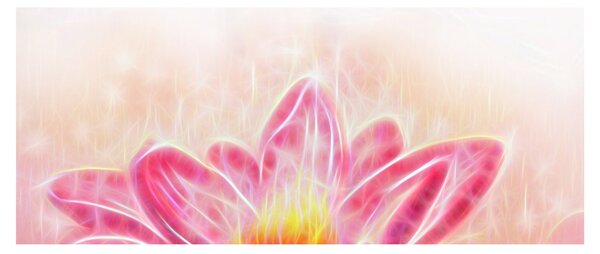 Tablou - Floare de lotus (120x50 cm)