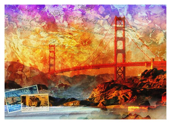 Tablou - Golden Gate, SanFrancisco, California (70x50 cm)