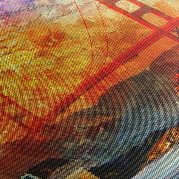 Tablou - Golden Gate, SanFrancisco, California (90x60 cm)