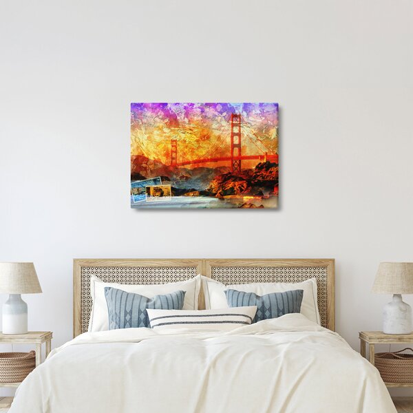Tablou - Golden Gate, SanFrancisco, California (70x50 cm)