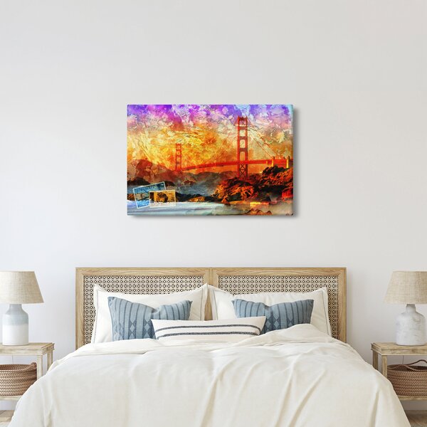 Tablou - Golden Gate, SanFrancisco, California (90x60 cm)