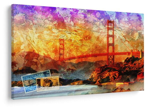 Tablou - Golden Gate, SanFrancisco, California (90x60 cm)
