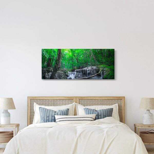 Tablou - Cascada Erawan, Kanchanaburi, Thailanda (120x50 cm)