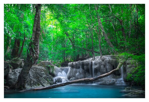 Tablou - Cascada Erawan, Kanchanaburi, Thailanda (90x60 cm)