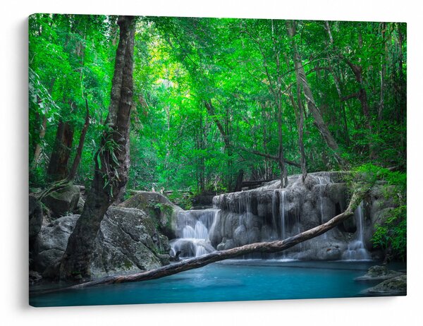 Tablou - Cascada Erawan, Kanchanaburi, Thailanda (70x50 cm)
