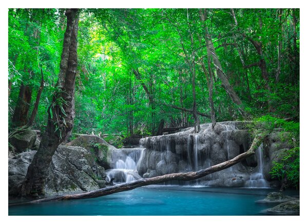 Tablou - Cascada Erawan, Kanchanaburi, Thailanda (70x50 cm)