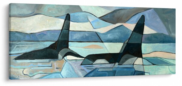 Tablou - Balene (120x50 cm)
