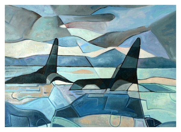 Tablou - Balene (70x50 cm)