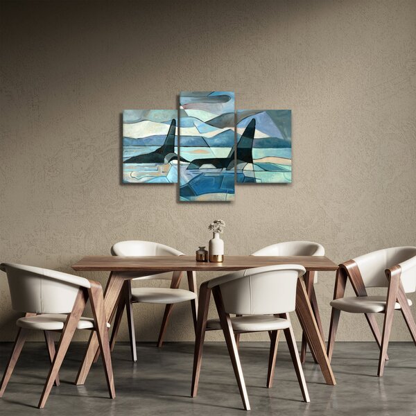 Tablou - Balene (90x60 cm)