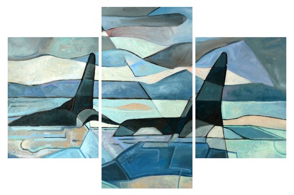 Tablou - Balene (90x60 cm)