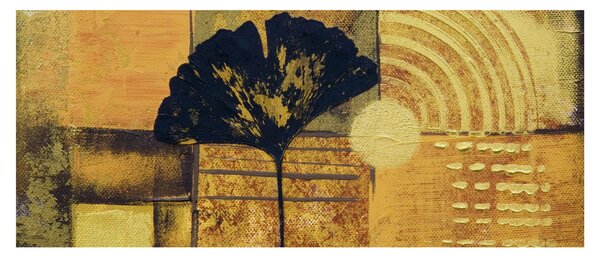 Tablou - Frunza ginkgo (120x50 cm)