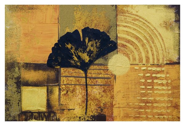 Tablou - Frunza ginkgo (90x60 cm)