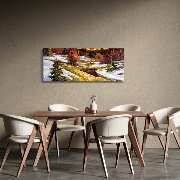 Tablou - Sosirea primăverii (120x50 cm)