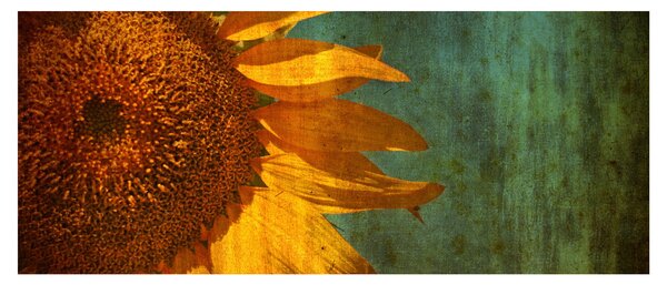 Tablou - Floarea soarelui (120x50 cm)