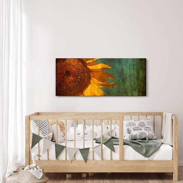 Tablou - Floarea soarelui (120x50 cm)