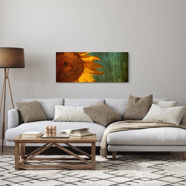 Tablou - Floarea soarelui (120x50 cm)