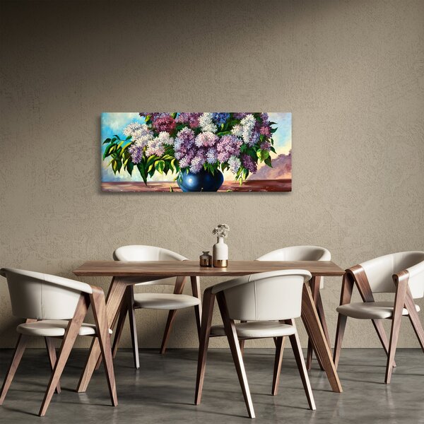 Tablou - Buchet de liliac (120x50 cm)