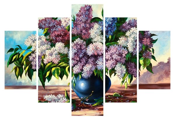 Tablou - Buchet de liliac (150x105 cm)