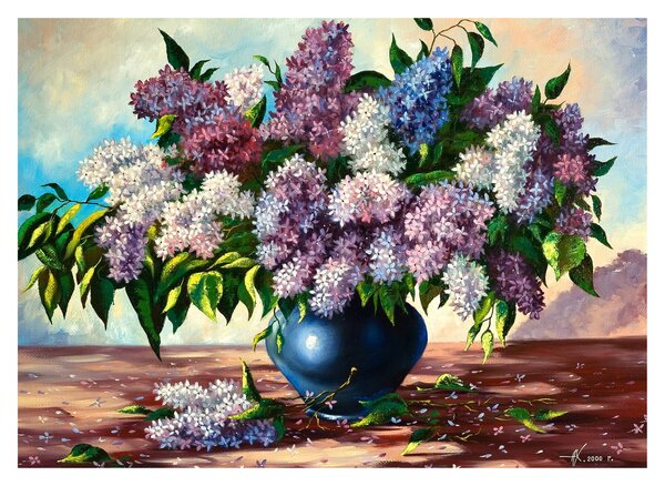 Tablou - Buchet de liliac (70x50 cm)