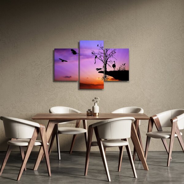 Tablou - Siluetele animalelor (90x60 cm)