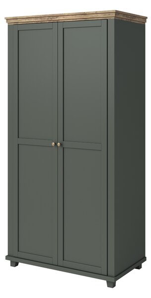 Dulap de haine Elvina S Typ 18 (Verde + Stejar lefkas). Promo -14%. 1108228