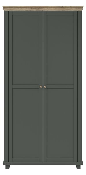 Dulap de haine Elvina S Typ 18 (Verde + Stejar lefkas). Promo -14%. 1108228