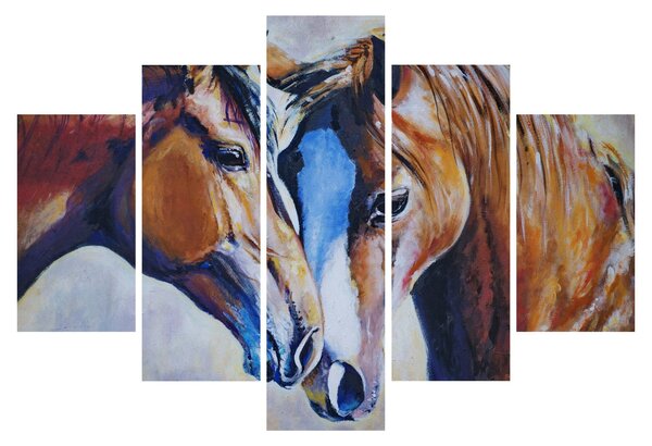 Tablou - Caii îndrăgostiți (150x105 cm)