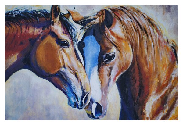 Tablou - Caii îndrăgostiți (90x60 cm)