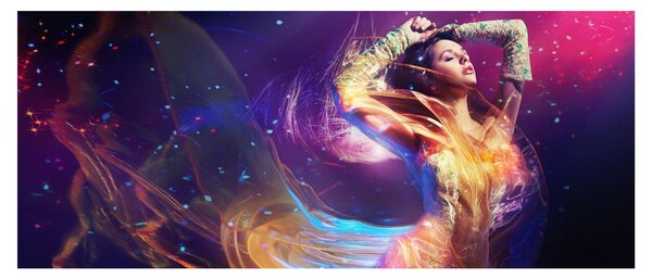 Tablou - Femei mistice (120x50 cm)