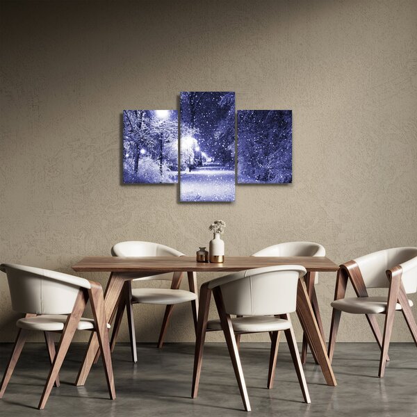Tablou - Noaptea magică de iarnă (90x60 cm)