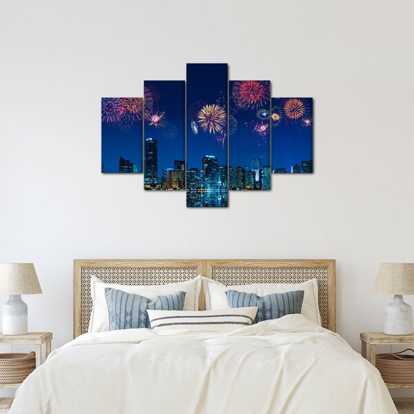 Tablou - Artificii in Miami (150x105 cm)