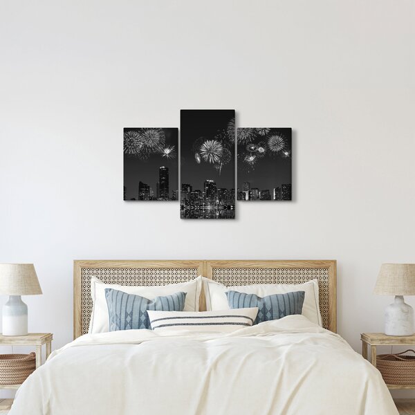 Tablou - Artificii in Miami (90x60 cm)