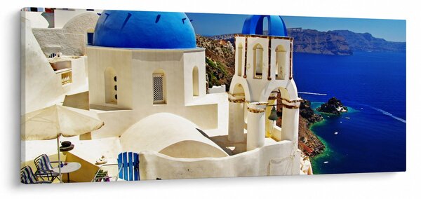 Tablou - Santorini, Grecia (120x50 cm)