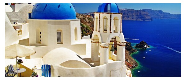 Tablou - Santorini, Grecia (120x50 cm)