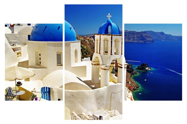 Tablou - Santorini, Grecia (90x60 cm)
