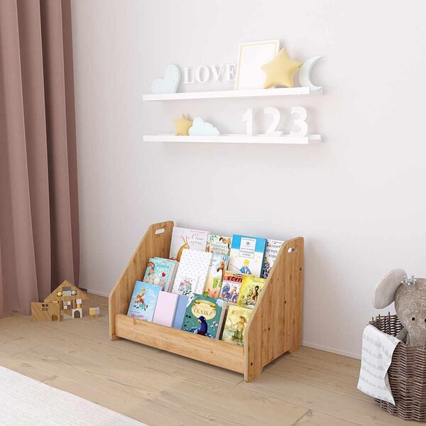 Raft pentru copii Pidili 3 (alb + natural). Promo -24%. 1153628