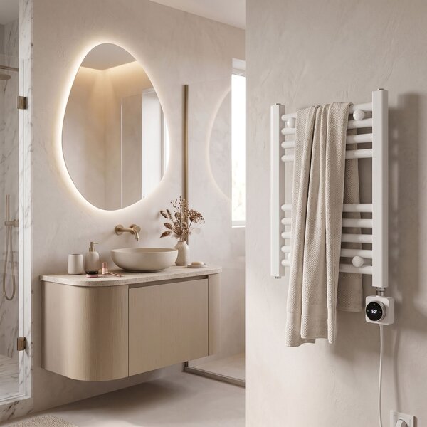 Radiator electric Rea Moris 50x40 White