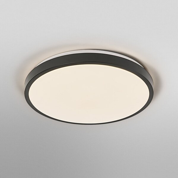 OSRAM Plafonieră LED ORBIS LONDON, negru, Ø 48 cm, metal, Negru, Camera de zi / sufragerie, Metal, Modern