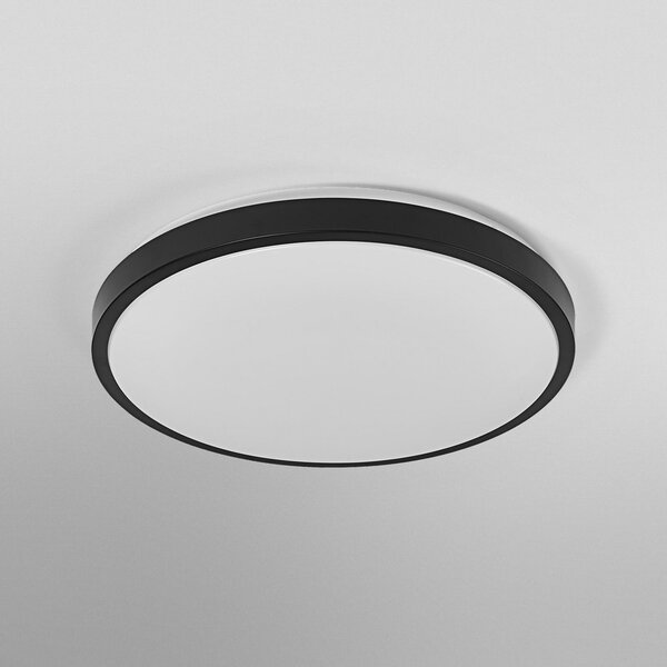 OSRAM Plafonieră LED ORBIS LONDON, negru, Ø 48 cm, metal, Negru, Camera de zi / sufragerie, Metal, Modern