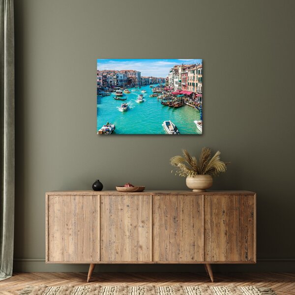 Tablou - Canalul Grande, Veneția, Italia (70x50 cm)