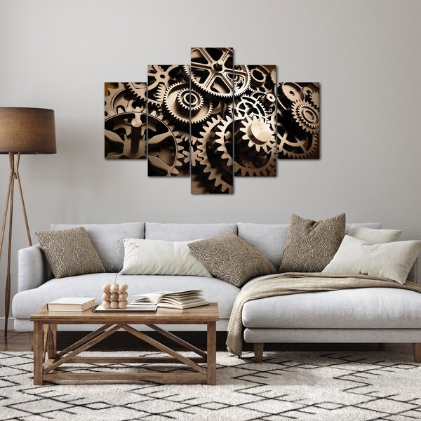Tablou - Piese de ceas (150x105 cm)