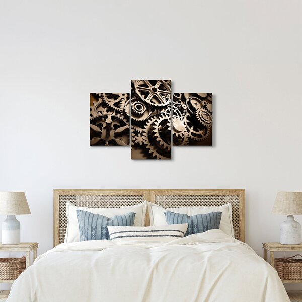 Tablou - Piese de ceas (90x60 cm)