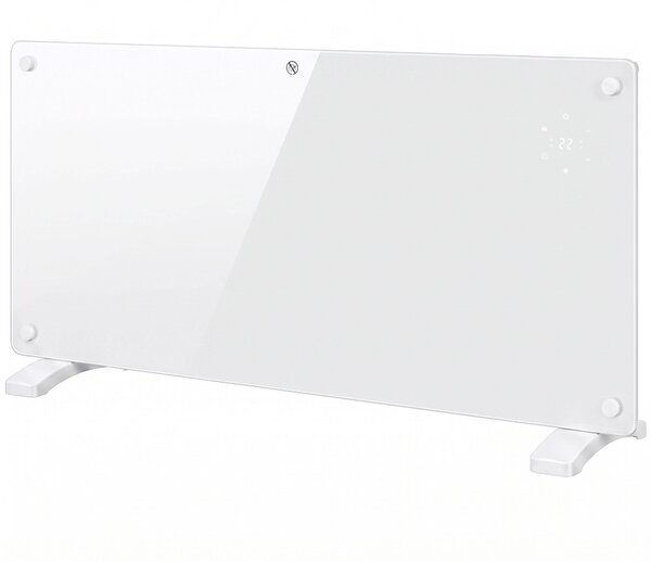 HOMCOM Convector Electric 2000W, Montare pe Perete sau Podea, Compatibil cu Alexa și Google Home, Alb | Aosom Romania
