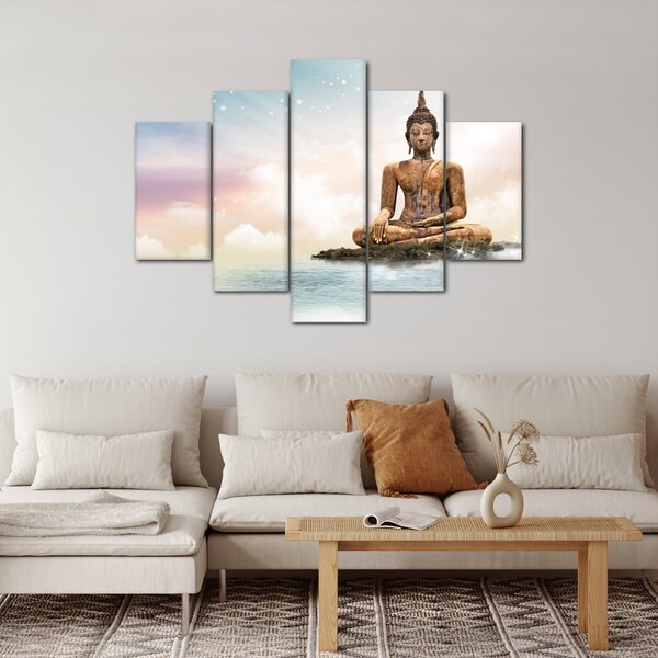 Tablou - Buddha care supraveghează pământul (150x105 cm)