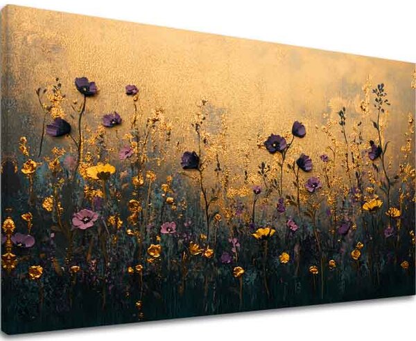 Pajiște de seară | finisată de mâna artistului - 40x60 cm