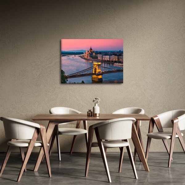 Tablou - Panorama orașului Budapesta, Ungaria (70x50 cm)